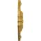 Ekena Millwork Hamilton Ceiling Medallion (Fits Canopies up to 3 3/4"), 17 3/8"OD x 1 3/4"P, Iridescent Gold CM17HAIGS - alternate 4